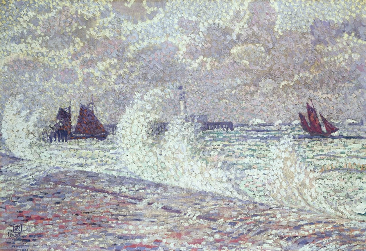 Il mare durante l'equinozio, Boulogne - sur, Mer, 1900